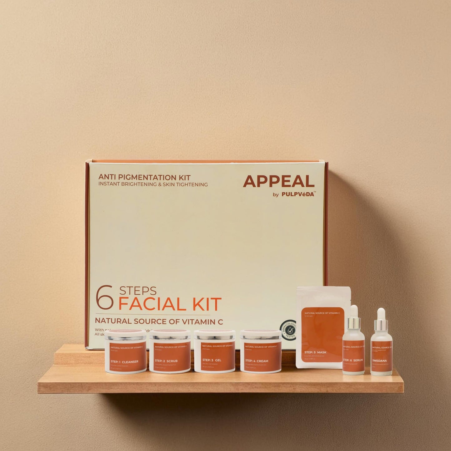 APPEAL ANTI PIGMENTATION FACIAL KIT Professional Range Pulpvéda