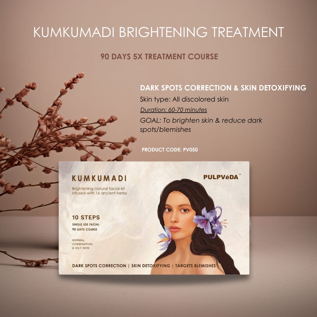 PULPVEDA KUMKUMADI BRIGHTENING 90 DAYS TREATMENT KIT