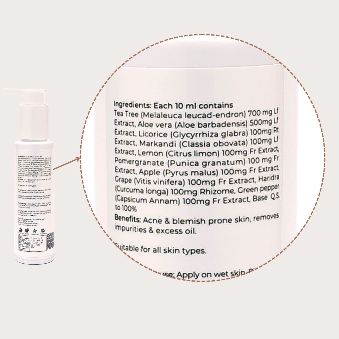APPEAL TEA TREE FACEWASH 100 ML Health & Beauty Pulpvéda