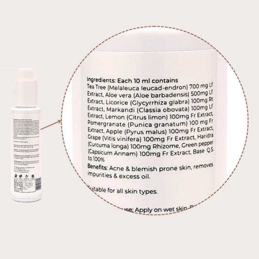 APPEAL TEA TREE FACEWASH 100 ML Health & Beauty Pulpvéda