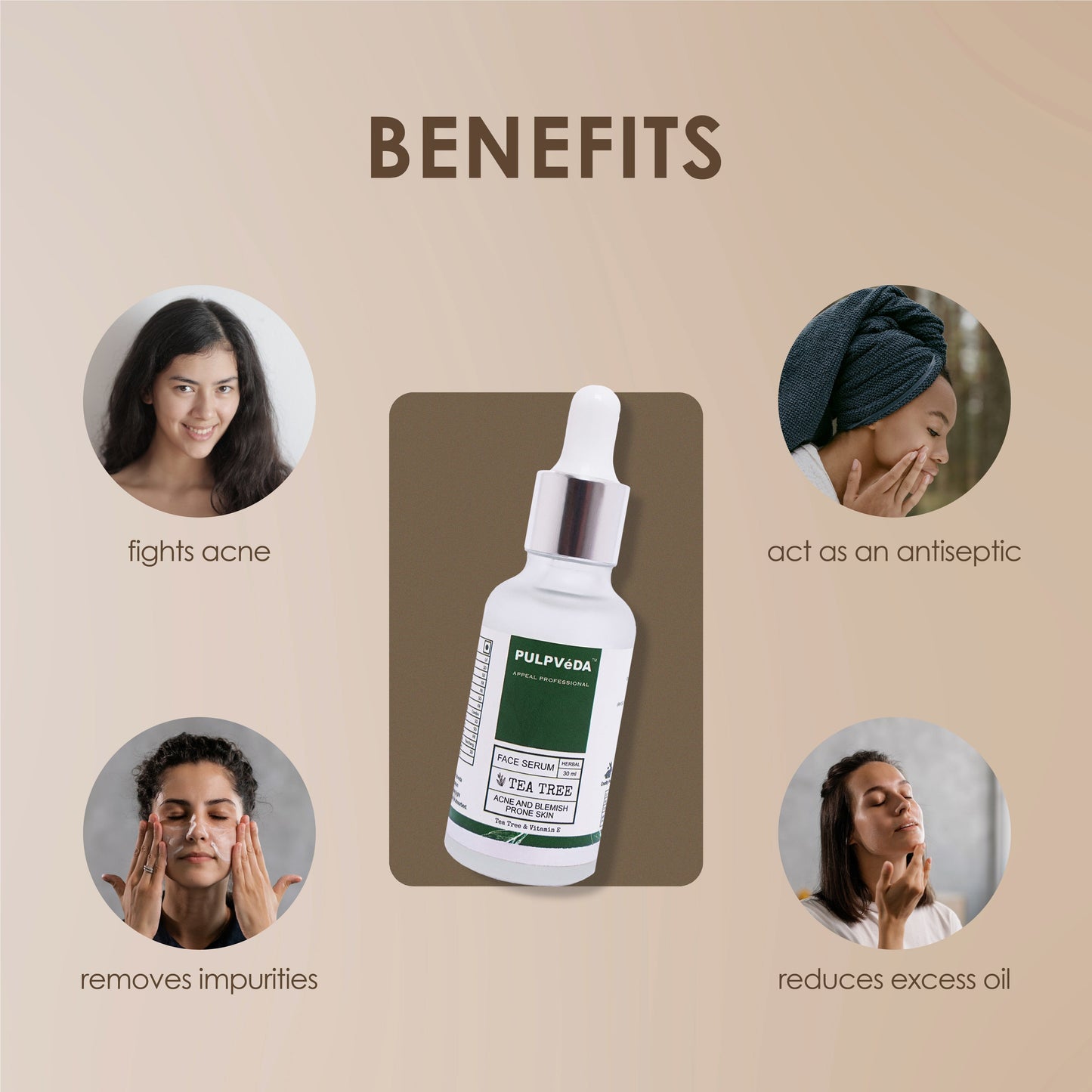 BRIGHTENING AND ACNE FREE SKIN DETOX ROUTINE 30 ML serum Pulpvéda