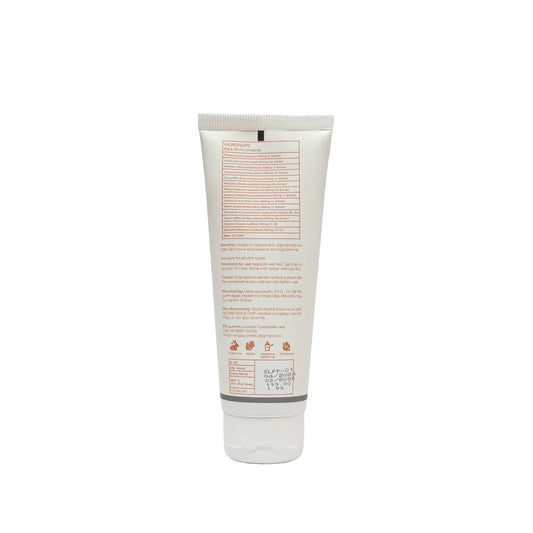Deepherbs Papaya Face Pack with Haridra and Aloe Vera | Reduces skin pigmentation | Lightens skin tone | 100ml