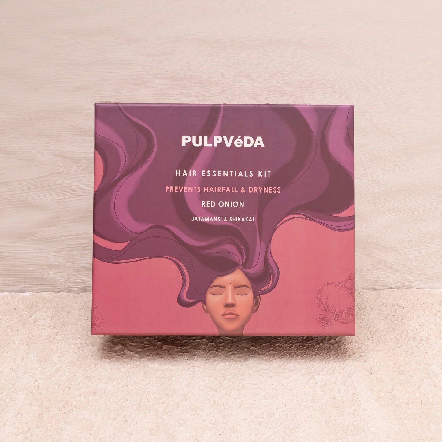 RED ONION HAIR ESSENTIAL KIT| Prevents Hair fall & Dryness hair care kit Pulpvéda