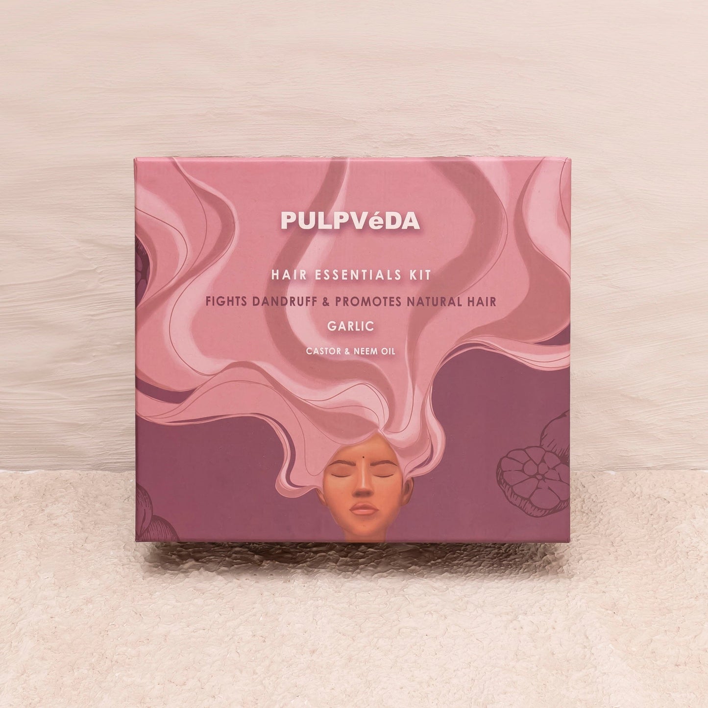 GARLIC HAIR ESSENTIALS KIT| Fights Dandruff & Promotes Natural Hair hair care kit Pulpvéda