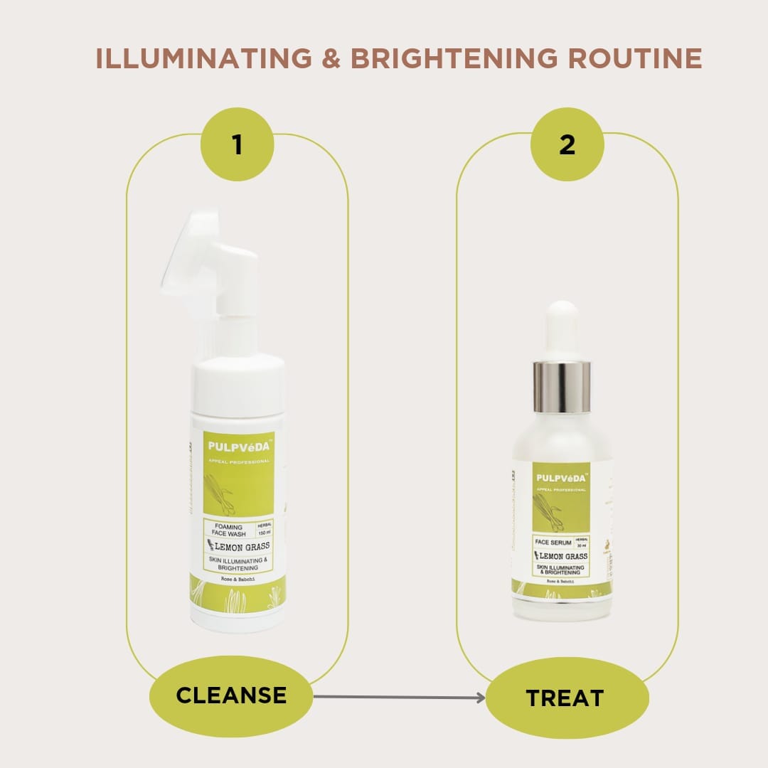 LEMON GRASS SKIN ILLUMINATING FACE WASH WITH BAKUCHIOL 150ml Pulpvéda