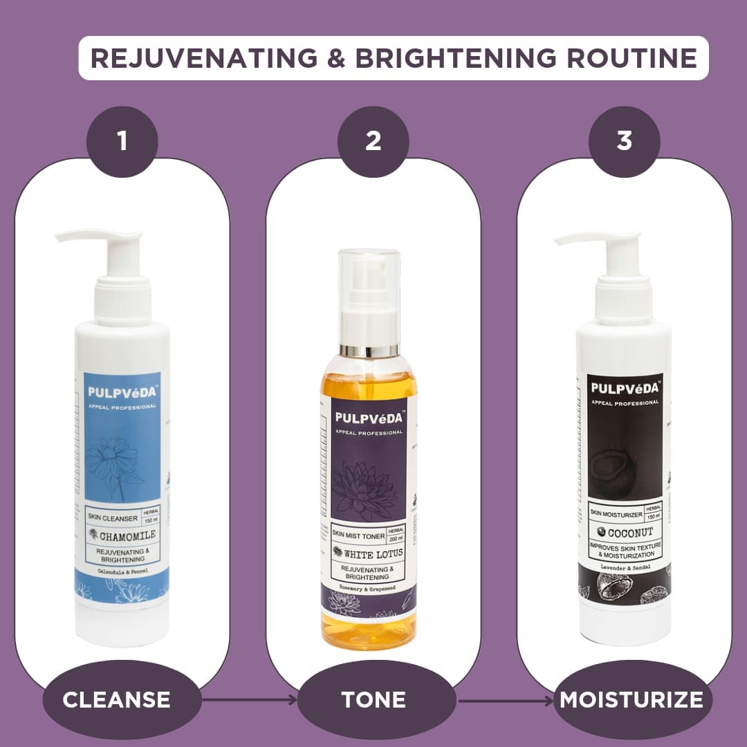 WHITE LOTUS REJUVENATING SKIN MIST TONER WITH ROSEMARY 200 ml Health & Beauty Pulpvéda