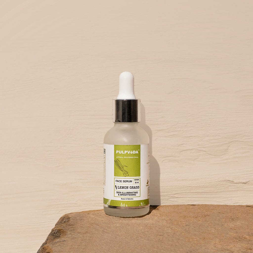 Lemon Grass Face Serum with Rose & Babchi 30ml Pulpvéda