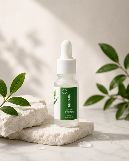 APPEAL (House Of Pulpveda) Green Tea Hydra Serum for dry and dehydrated skin | Boosts Moisture | Detoxifies Skin | Plant Based | Botanical extracts | olive & Argan |10 ml