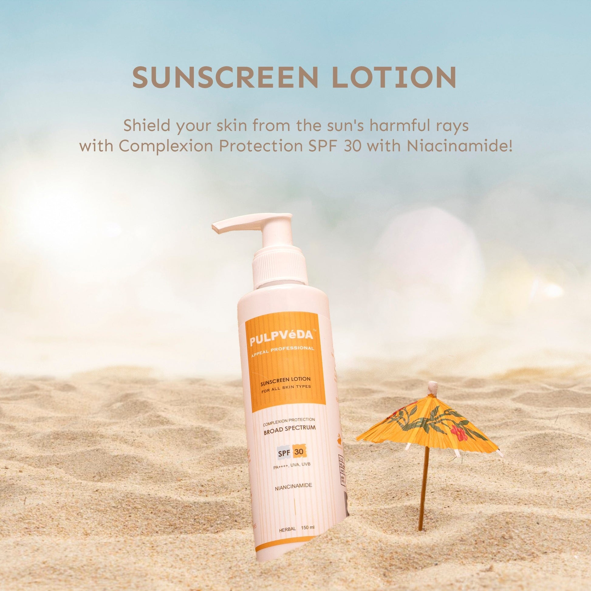 Complexion Protection SPF 30 with Niacinamide 150 ml Sunscreen Pulpvéda 