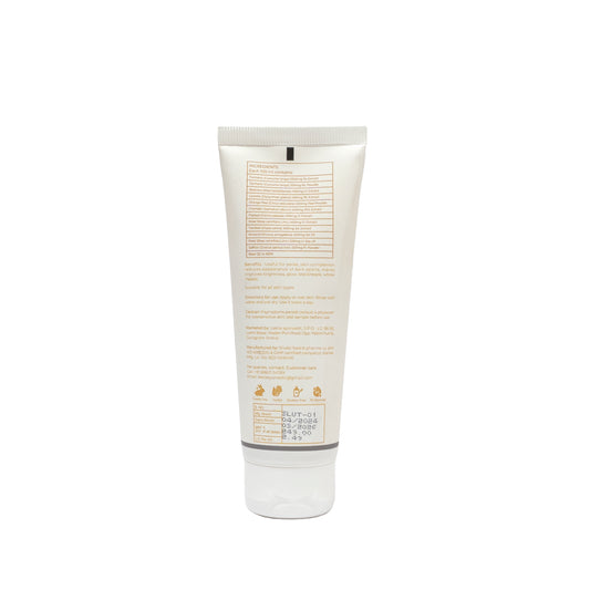 Deepherbs Shahi Ubtan facewash with Turmeric and Saffron| Reduces Dark Spots | Treat Open Pores| 100ml