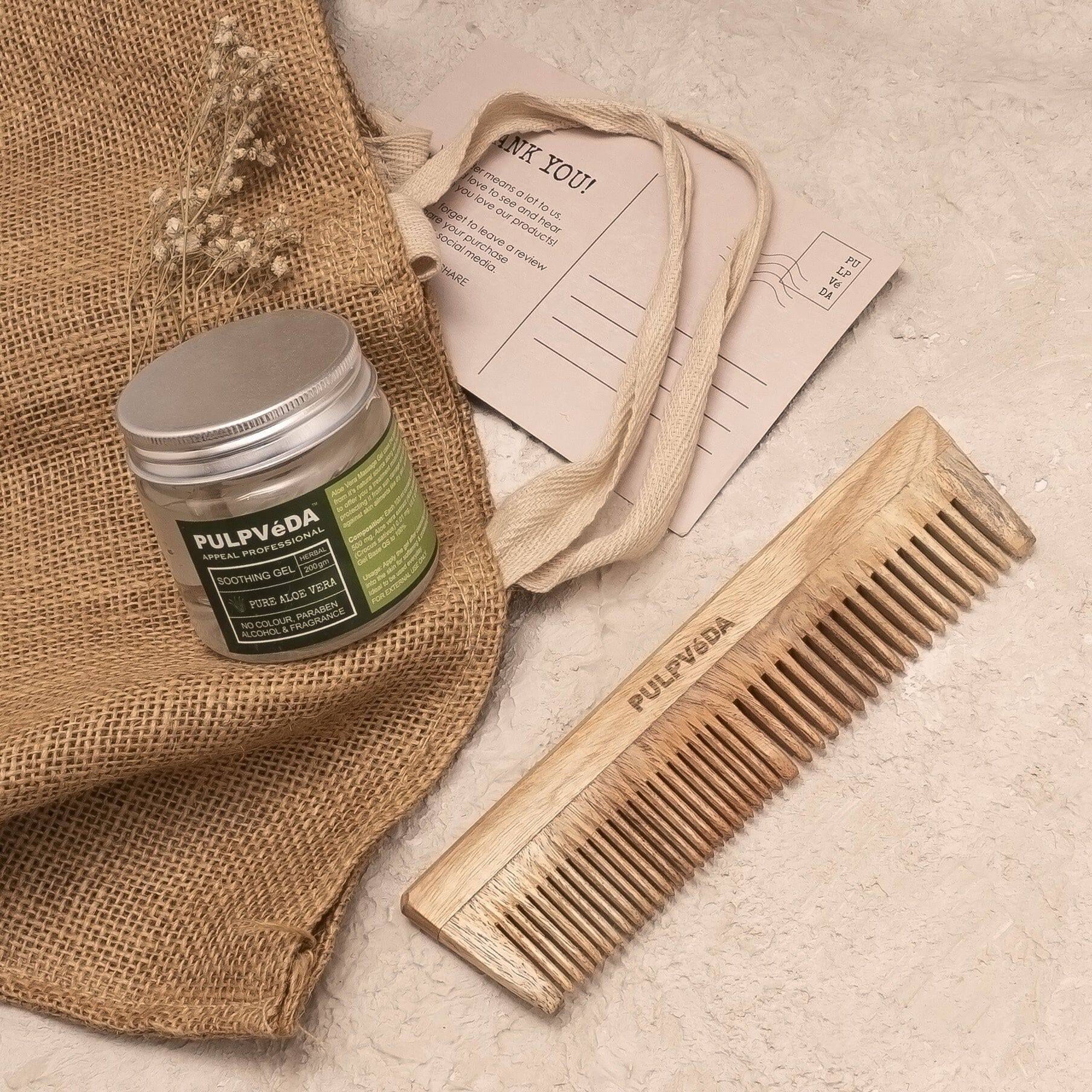 WIDE TOOTH NEEM WOOD COMB FOR LONG OR THICK HAIR Health & Beauty Pulpvéda 