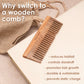WIDE TOOTH NEEM WOOD COMB FOR LONG OR THICK HAIR Health & Beauty Pulpvéda 